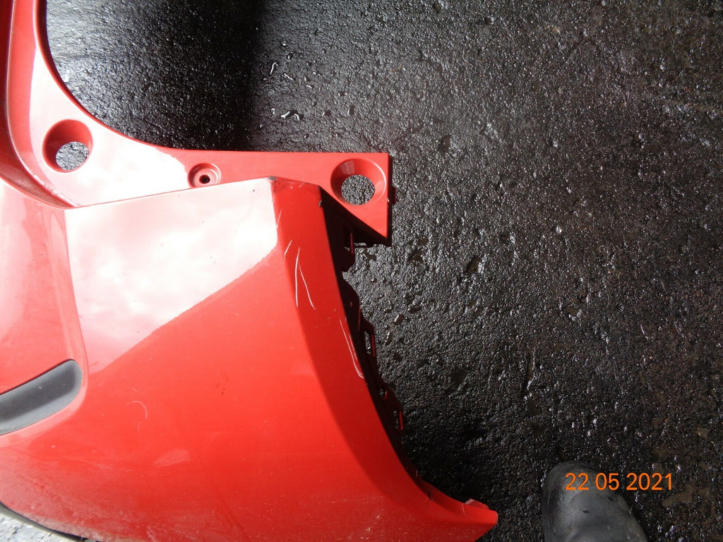 CITROEN C5 AIRCROSS 2019 REAR BACK PLASTIC BUMPER IN RED WITH SOME TRIMS