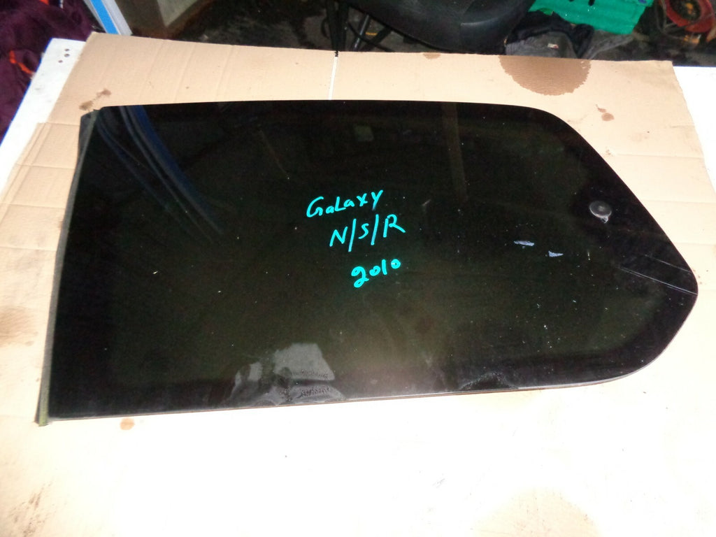 FORD GALAXY 2010 NSR PASSENGER SIDE REAR DOOR QUARTER PANEL WINDOW GLASS