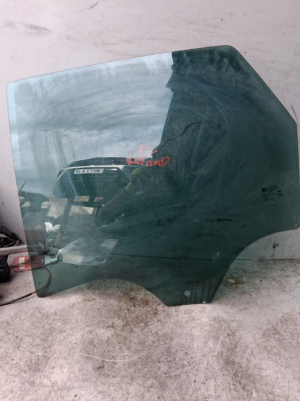 VAUXHALL CROSSLAND X 2018 OSR DRIVER SIDE REAR RIGHT WINDOW GLASS