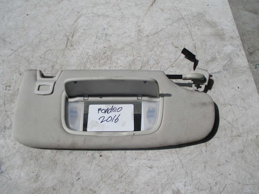 FORD MONDEO MK5 2016 OSF DRIVER SIDE FRONT SUN SHADE VISOR MIRROR LIGHT GREY