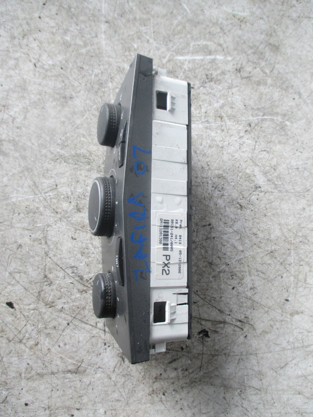 VAUXHALL ZAFIRA B 2007 HEATER AC CONDITION CONTROL 13201300