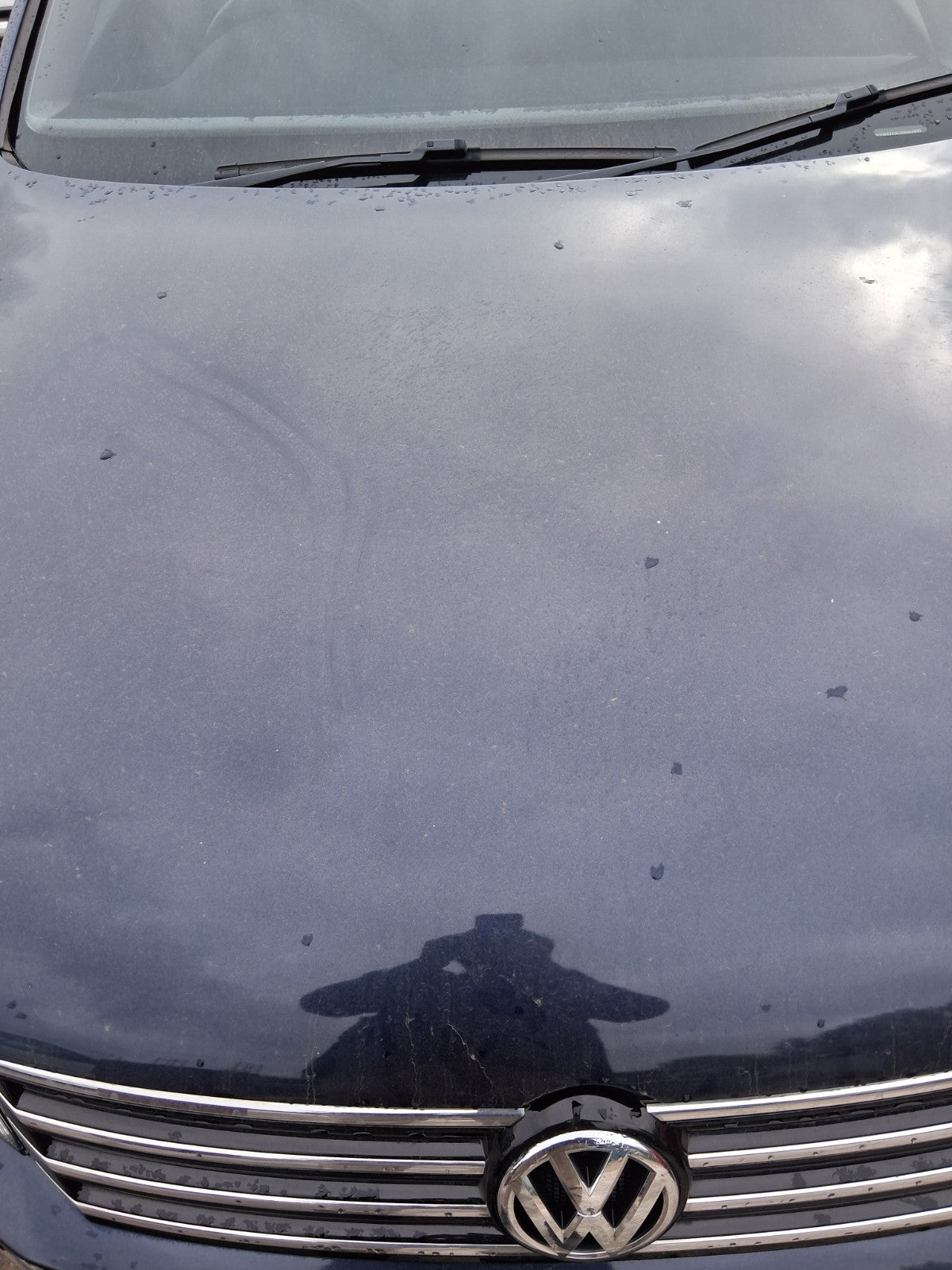 2014 VW VOLKSWAGEN PASSAT B7 SALOON FRONT BONNET HOOD PANEL BLUE