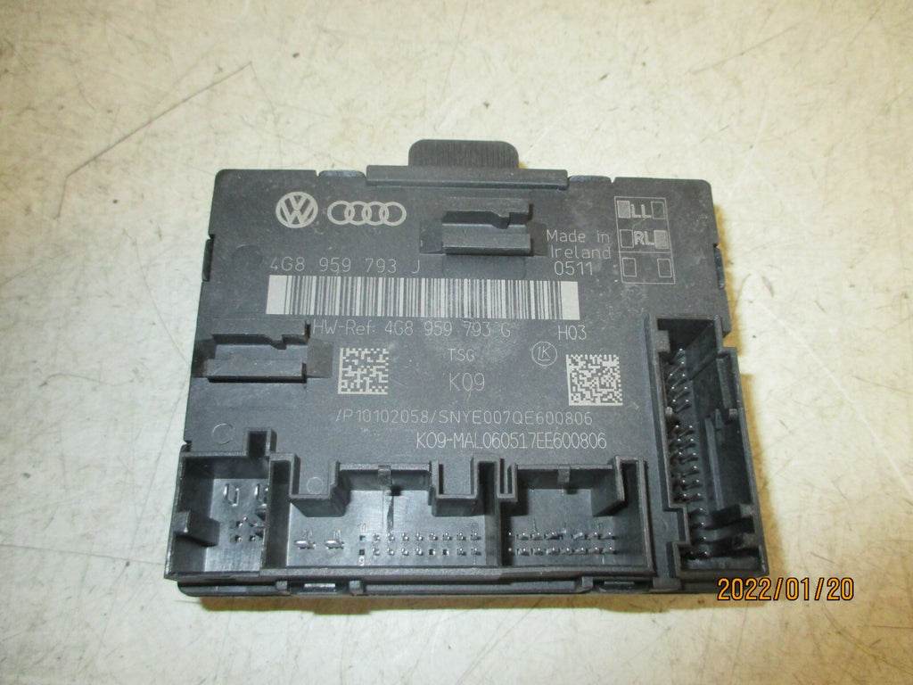 AUDI A6 2017 OSF DRIVER SIDE FRONT DOOR CONTROL MODULE 4G8959793J