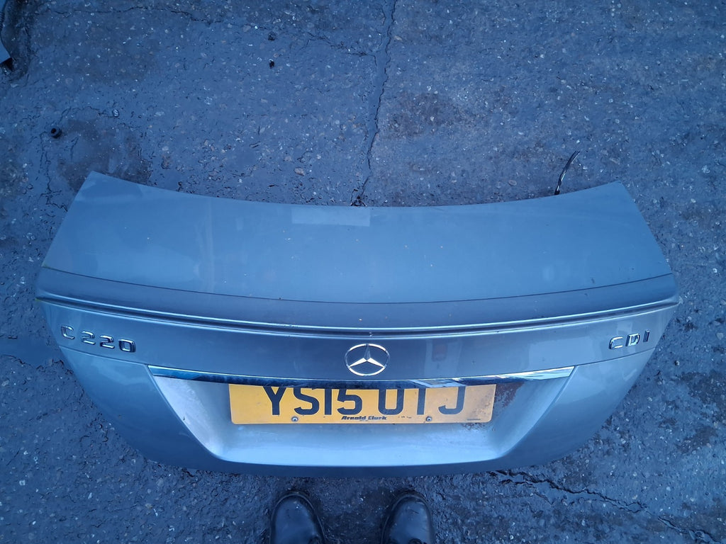 2015 MERCEDES-BENZ C-CLASS COUPE W204 FACELIFT REAR BARE TAILGATE SILVER