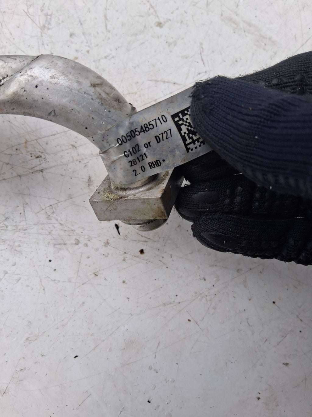 2019 ALFA ROMEO STELVIO 949 A/C AIR CONDITIONING HOSE PIPELINE 00505485710