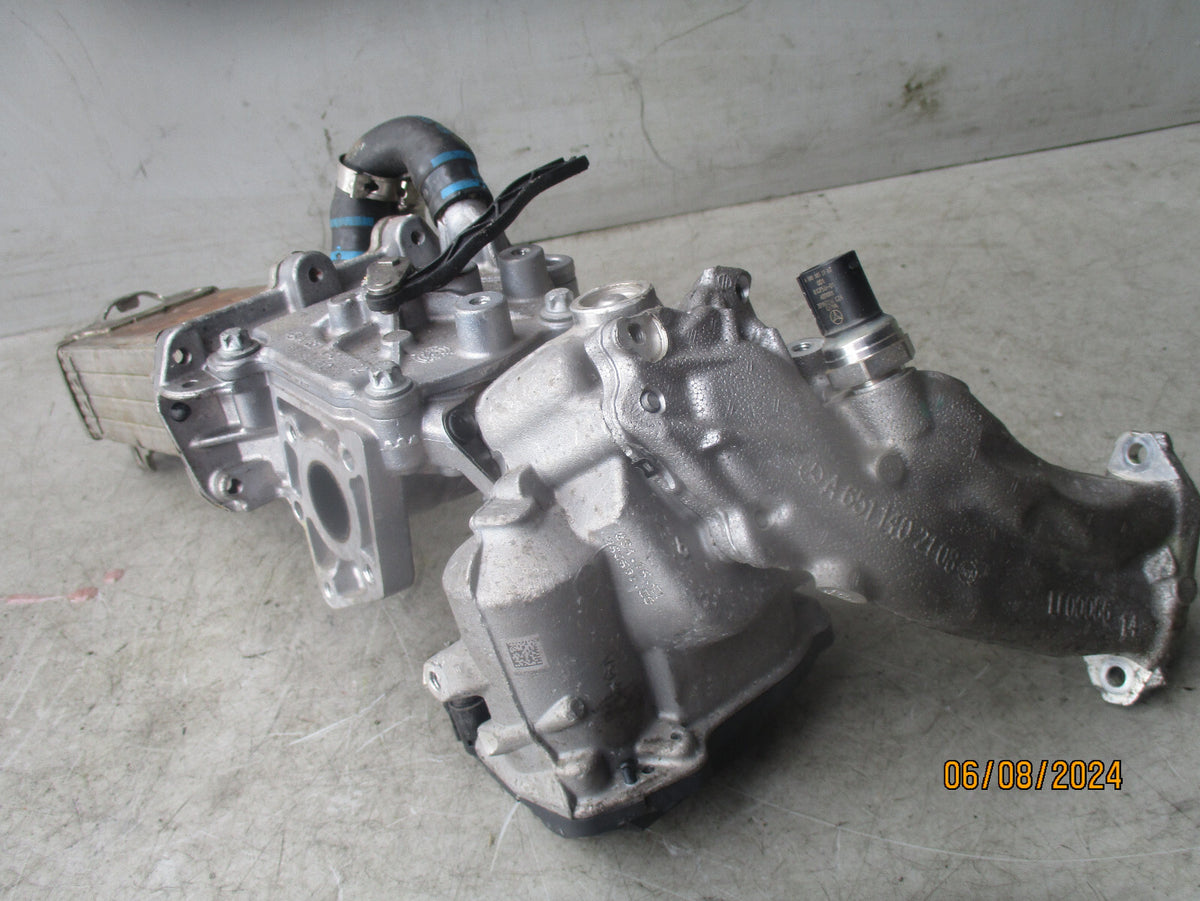 2015 MERCEDES BENZ C CLASS 2.1 DIESEL EGR VALVE & COOLER A6511400660