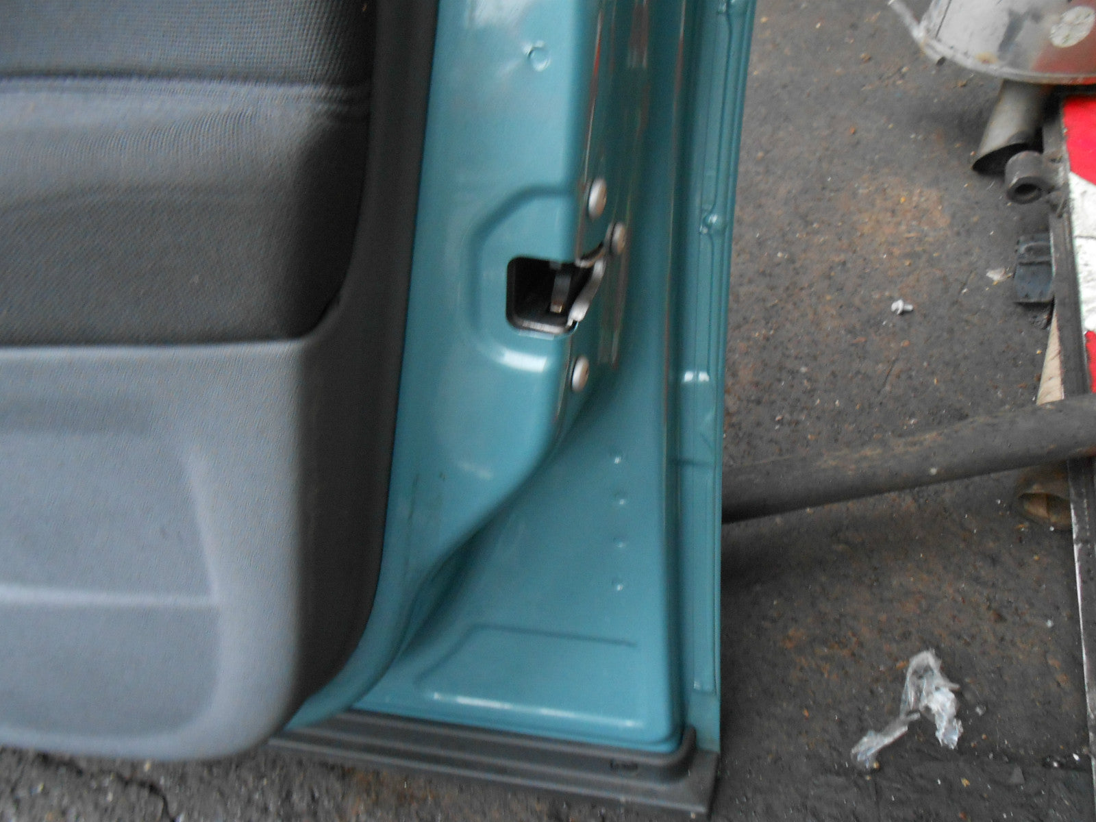 SAAB 93 2003 OSF DRIVER FRONT DOOR GLASS REGULATOR 291 GLACIER BLUE METALLIC