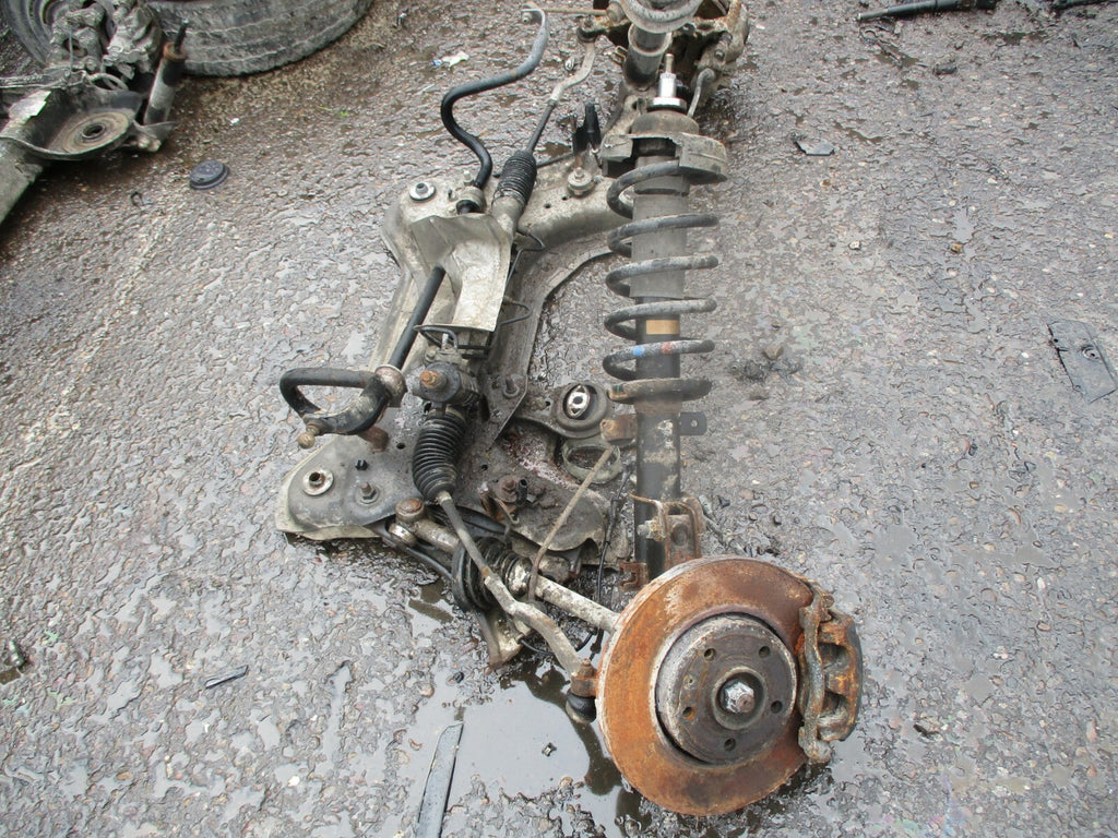 RENAULT TRAFIC 2.0 DCI 2014 MK2 COMPLETE FRONT AXLE LEGS HUBS CALIPER SUB FRAME