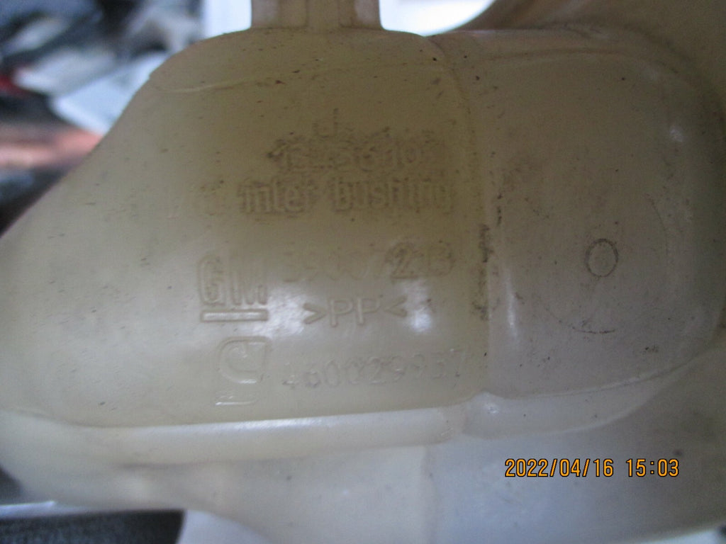 VAUXHALL CORSA E 2018 EXPANSION COOLANT TANK 1343610
