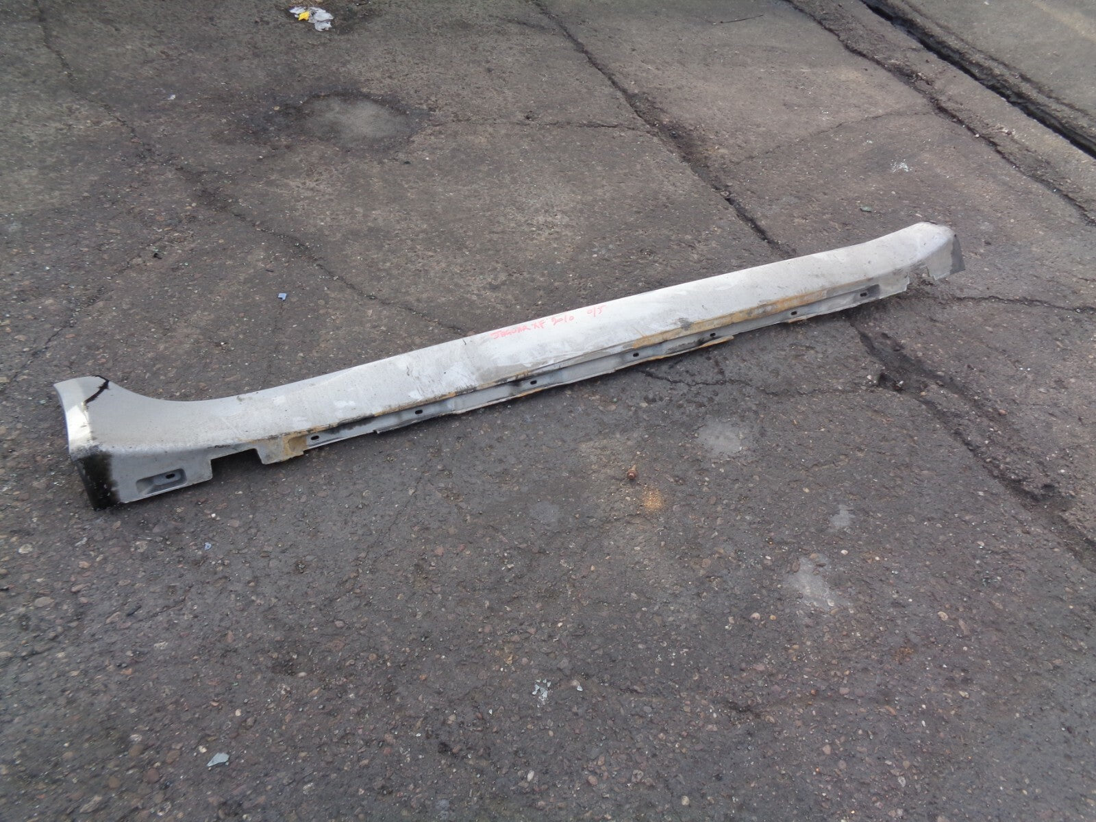 JAGUAR XF 2010 X250 3.0 DIESEL OS DRIVER SIDE SKIRT IN GREY