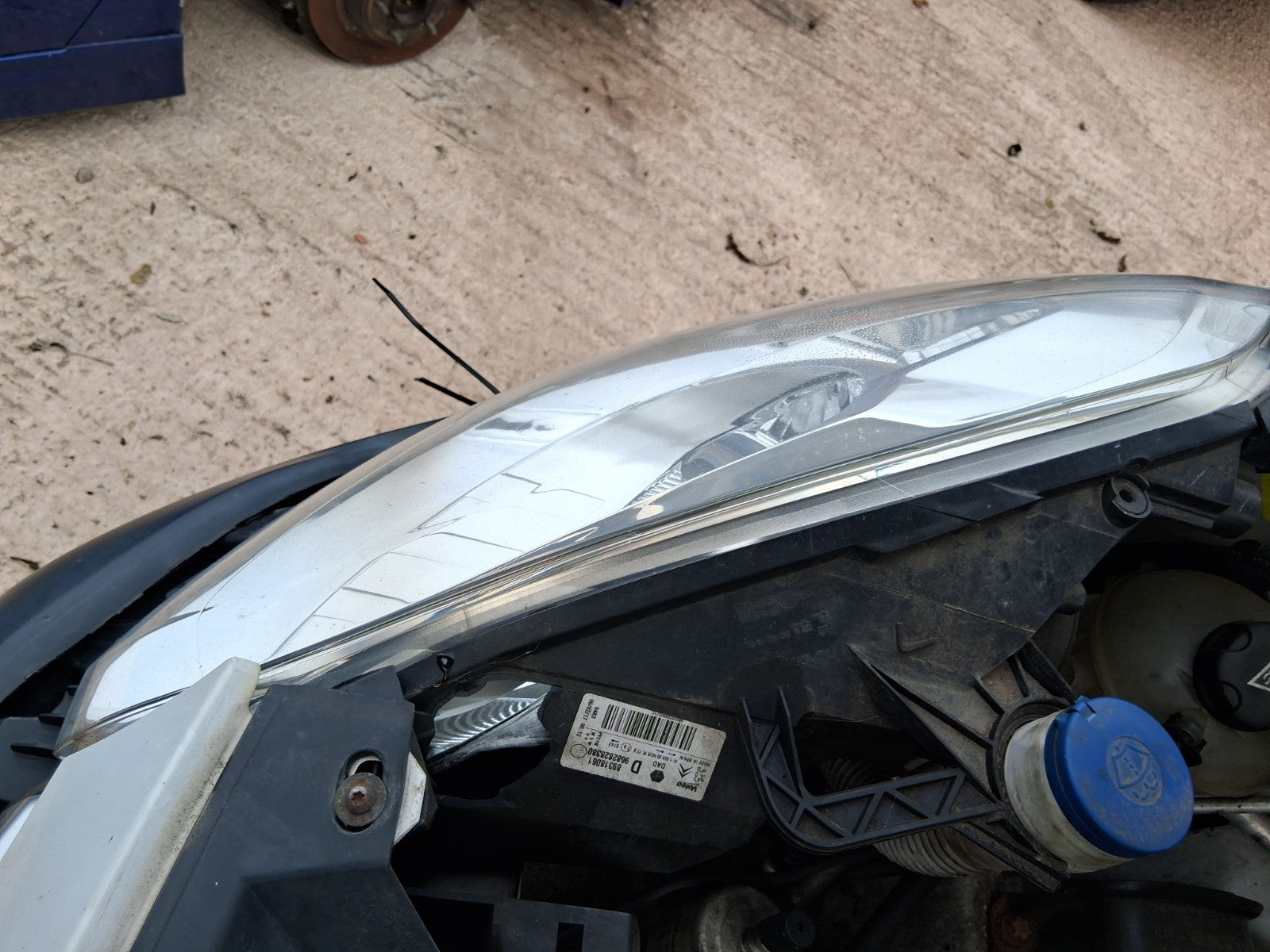 2017 PEUGEOT PARTNER MK2 OSF DRIVER SIDE FRONT RIGHT HEADLIGHT 9682828380