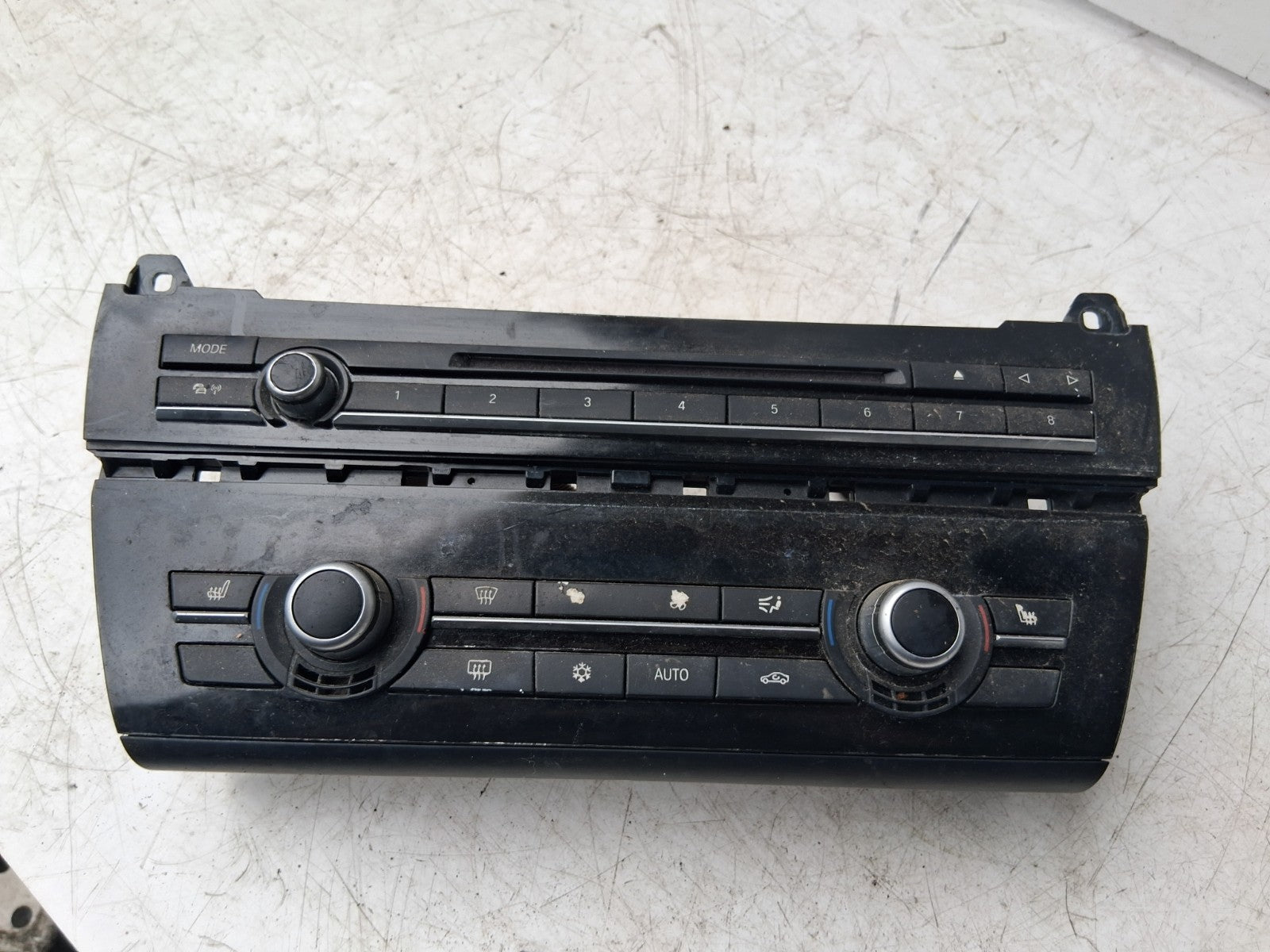 2010 BMW 5 SERIES F10 HEATER CONTROL SWITCH PANEL 9241243