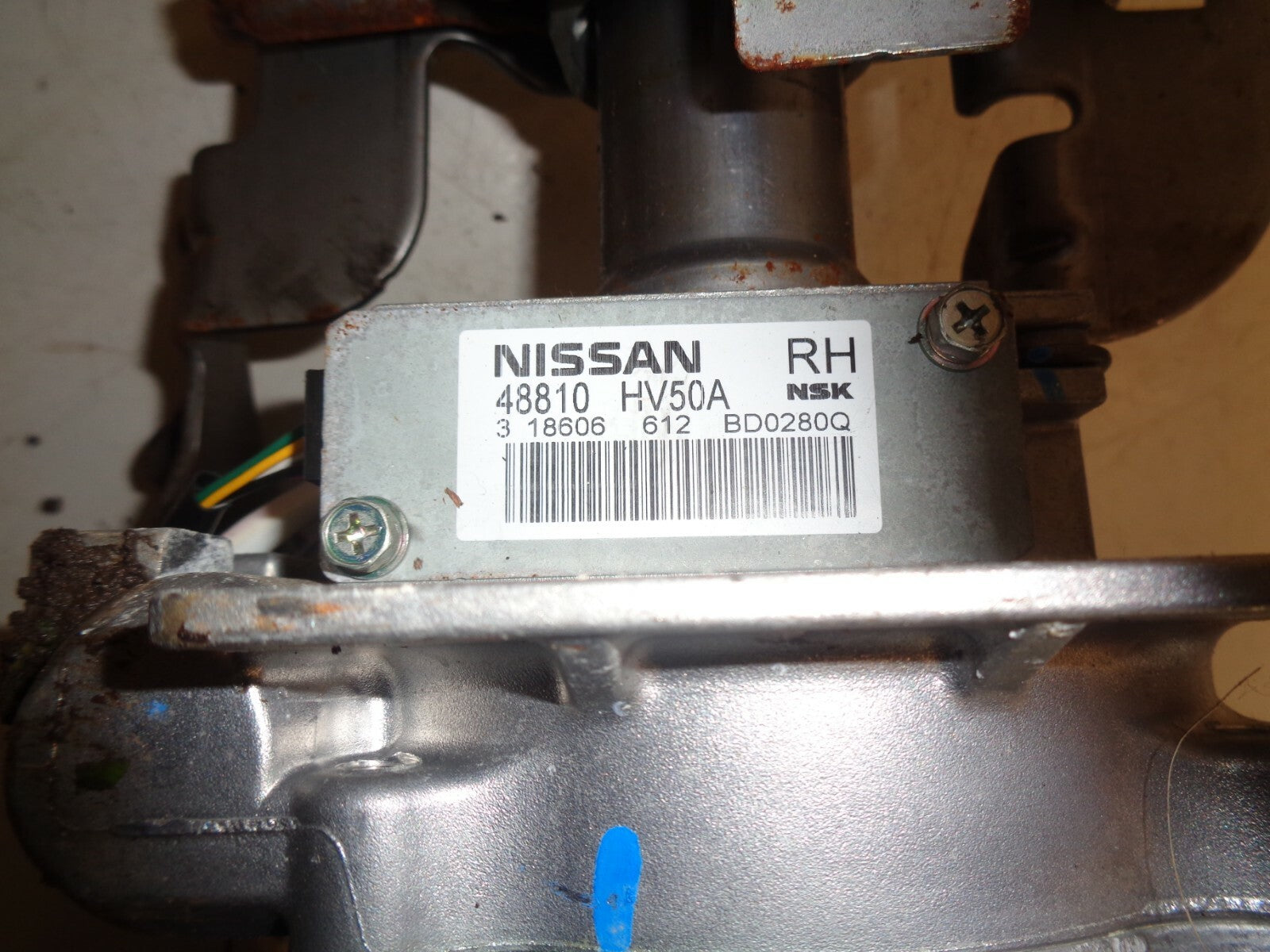 NISSAN QASHQAI J11 MK2 POWER STEERING PUMP COLUMN IGNITION BARREL 48810HV50A