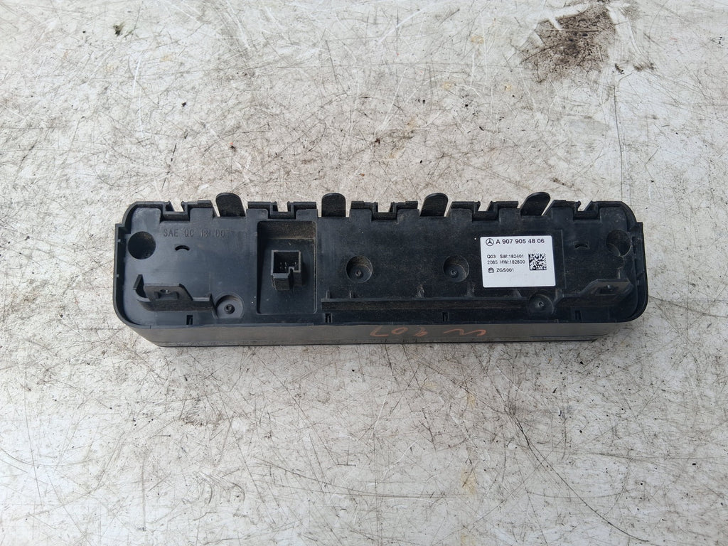 2020 MERCEDES BENZ SPRINTER W907 AC HEATER CLIMATE CONTROL SWITCH A9079054806