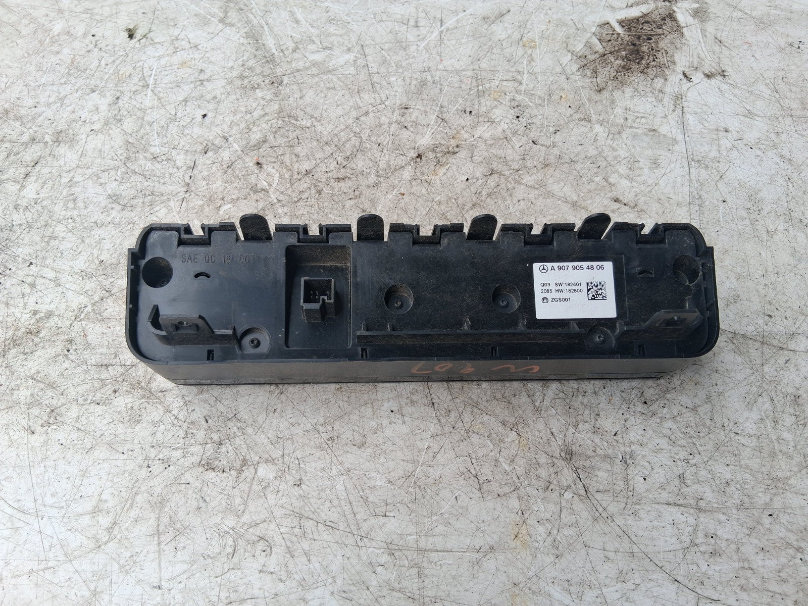 2020 MERCEDES BENZ SPRINTER W907 AC HEATER CLIMATE CONTROL SWITCH A9079054806