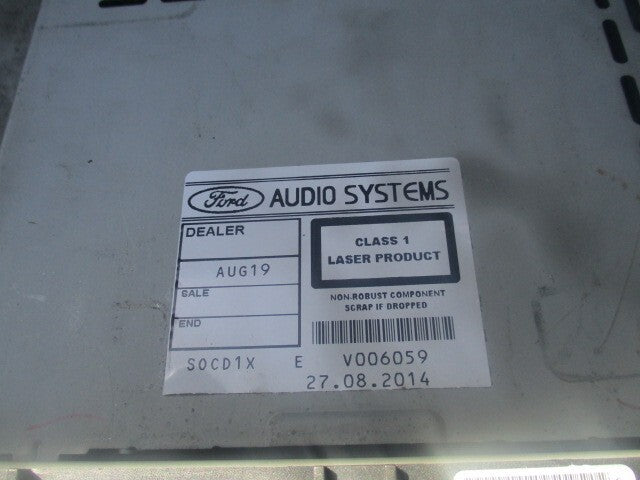 2011 FORD S MAX  RADIO CD PLAYER STEREO HEAD UNIT BS7T-18C939-FE