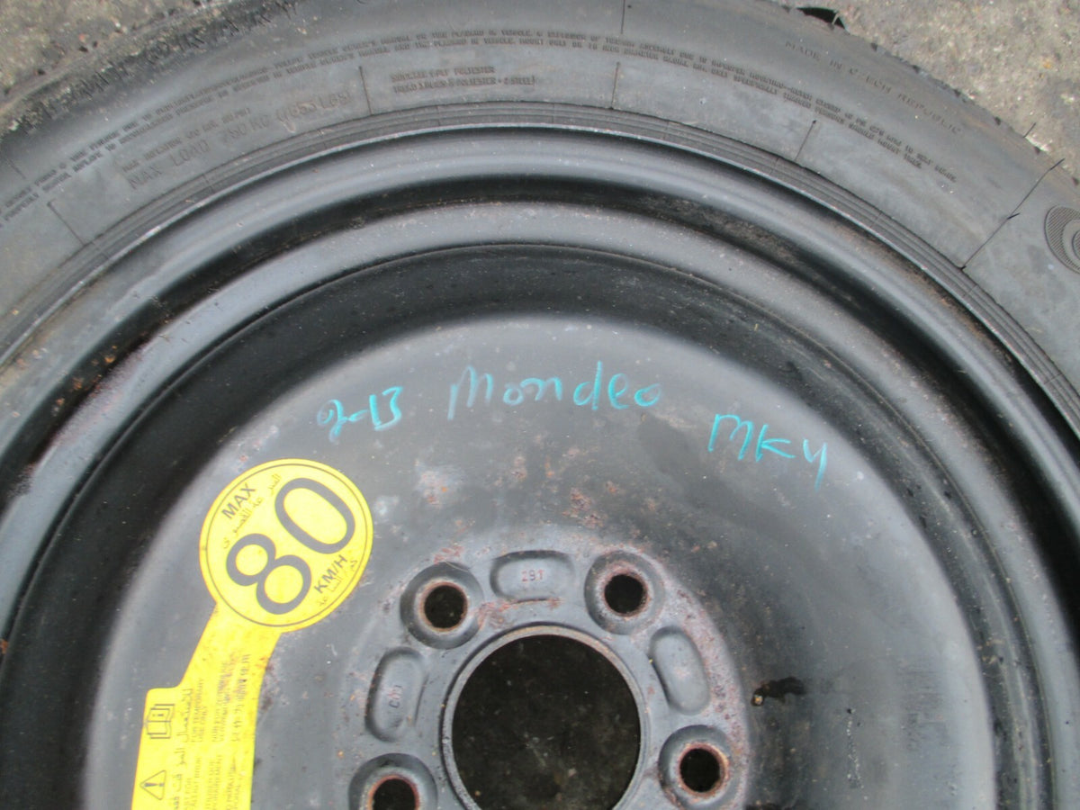 FORD MONDEO MK4 2013 SPARE STEEL SPACE SAVER RIM WHEEL 5 STUD 125 90 16 INCH