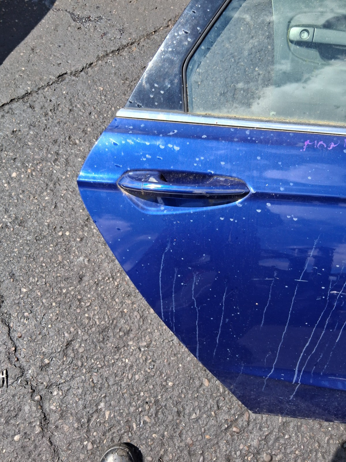 2017 FORD MONDEO MK5 HATCHBACK OSR DRIVER SIDE REAR COMPLETE DOOR BLUE LD