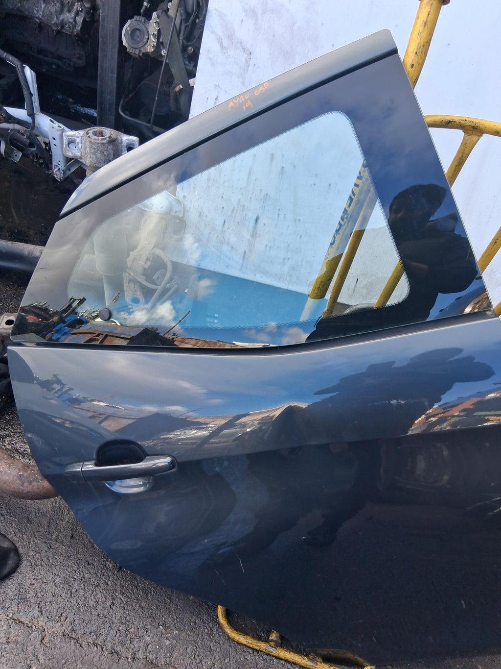 2019 TOYOTA AYGO MK2 OSR DRIVER SIDE COMPLETE REAR RIGHT DOOR
