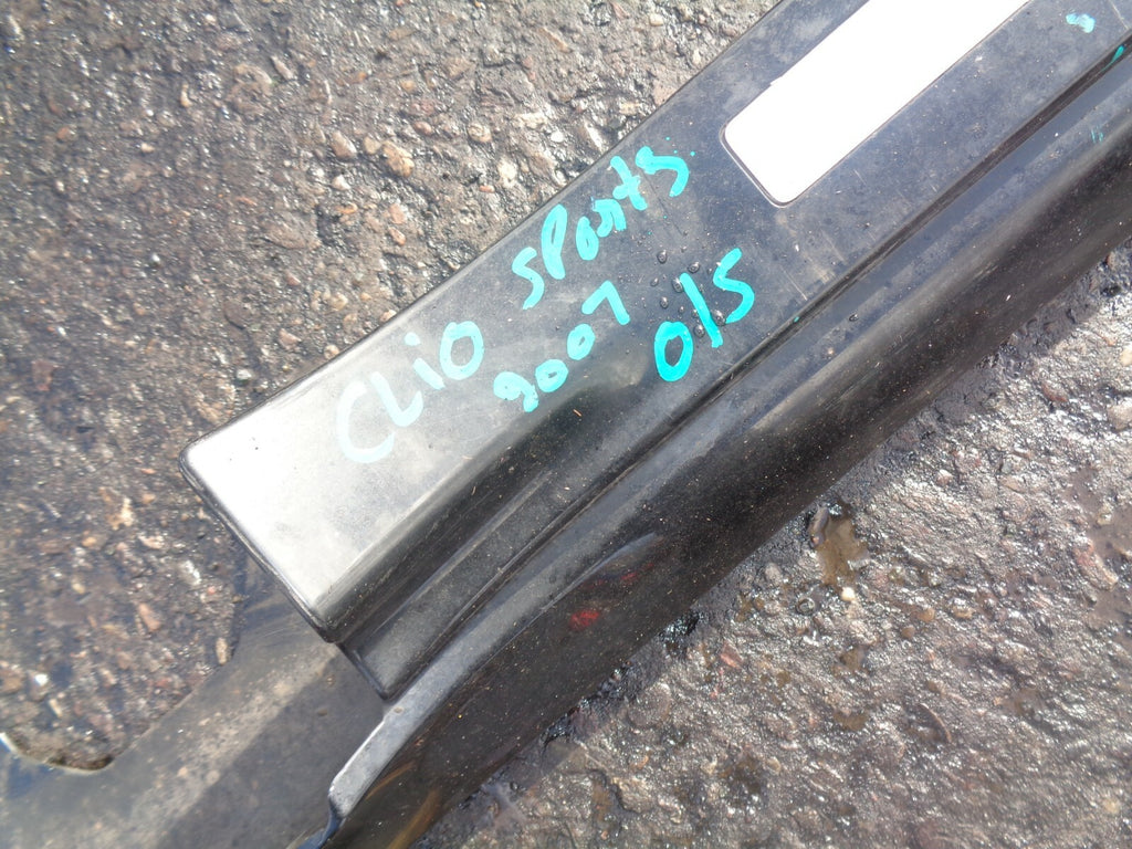 RENAULT CLIO SPORT MK3 2007 OS DRIVER SIDE SKIRT BLACK