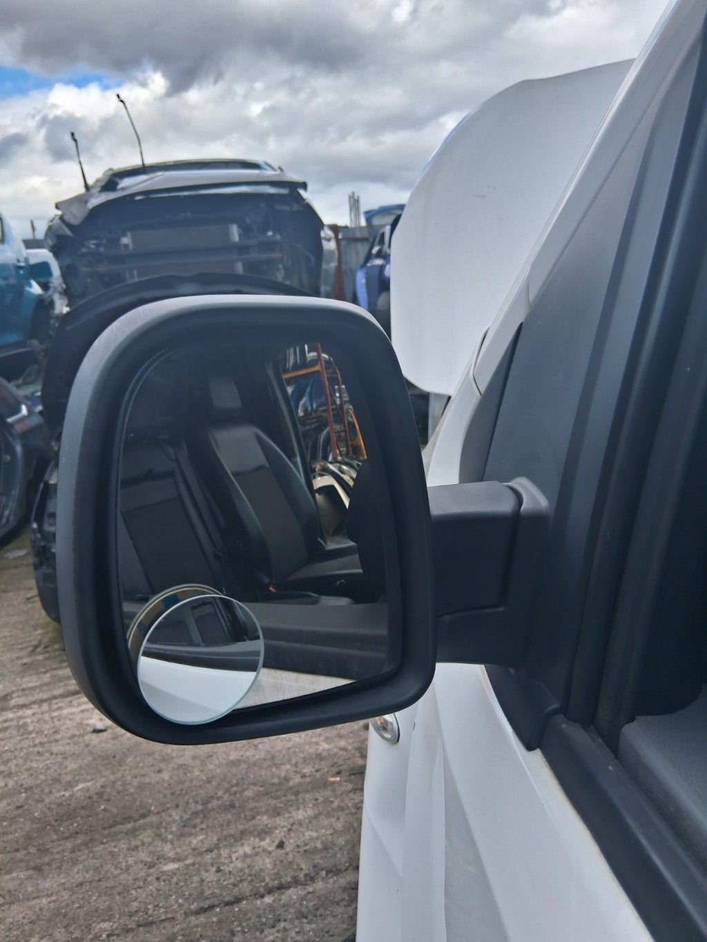2019 CITROEN DISPATCH VIVARO MK3 NSF PASSENGER SIDE FRONT WING MIRROR BLACK