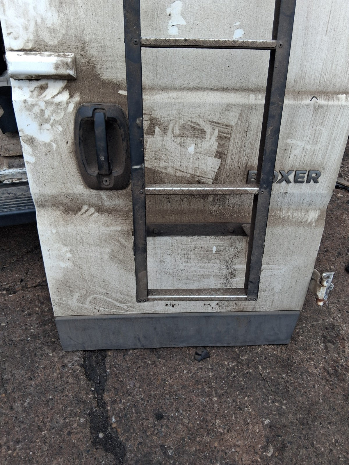 2016 PEUGEOT BOXER MK3 OSR DRIVER SIDE REAR RIGHT COMPLETE DOOR WHITE