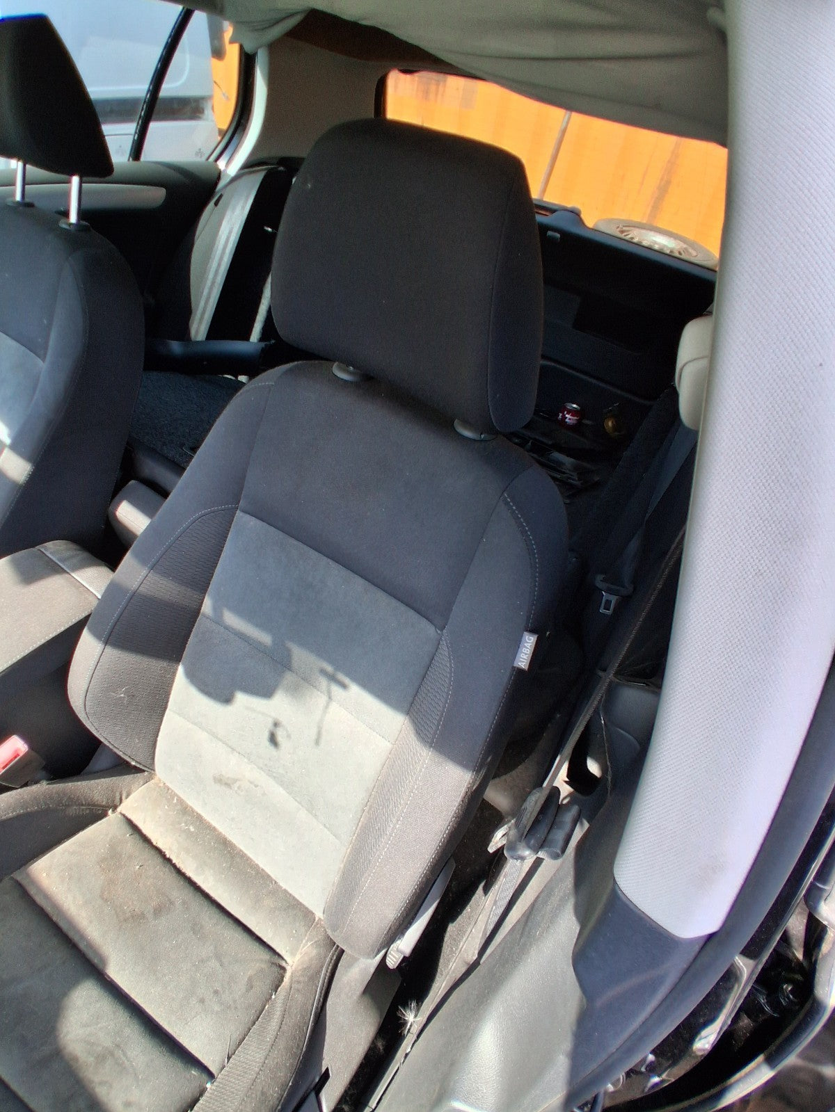 2012 VW VOLKSWAGEN GOLF MK6 NSF PASSENGER SIDE FRONT COMPLETE SEAT ALCANTARA