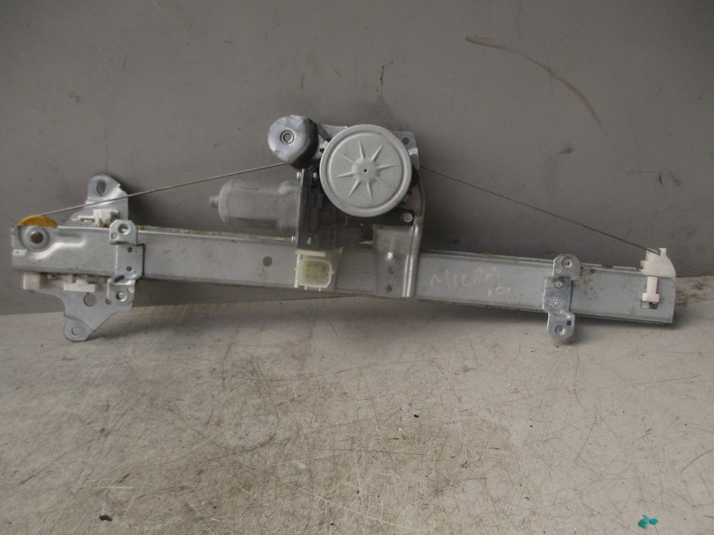 2019 NISSAN MICRA K14 NSF PASSENGER SIDE FRONT LEFT WINDOW MOTOR & REGULATOR