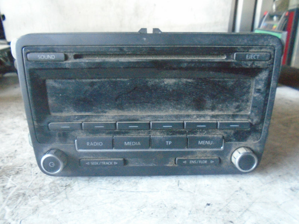 VOLKSWAGEN POLO 2014 MK5 6R STEREO CD PLAYER HEAD UNIT 5M00351186