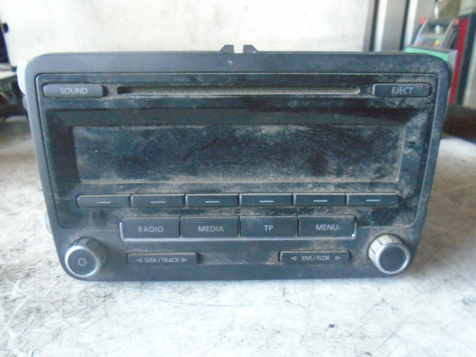 VOLKSWAGEN POLO 2014 MK5 6R STEREO CD PLAYER HEAD UNIT 5M00351186