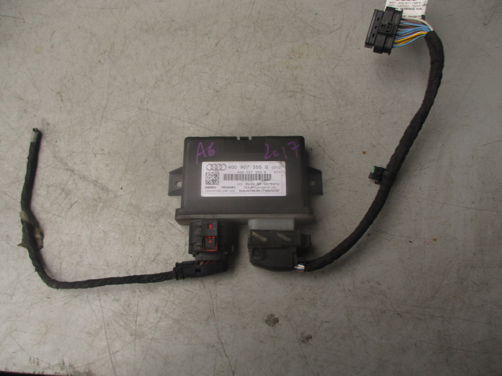 2017 AUDI A6 2.0 DIESEL ADBLUE CONTROL UNIT 4G0907355B