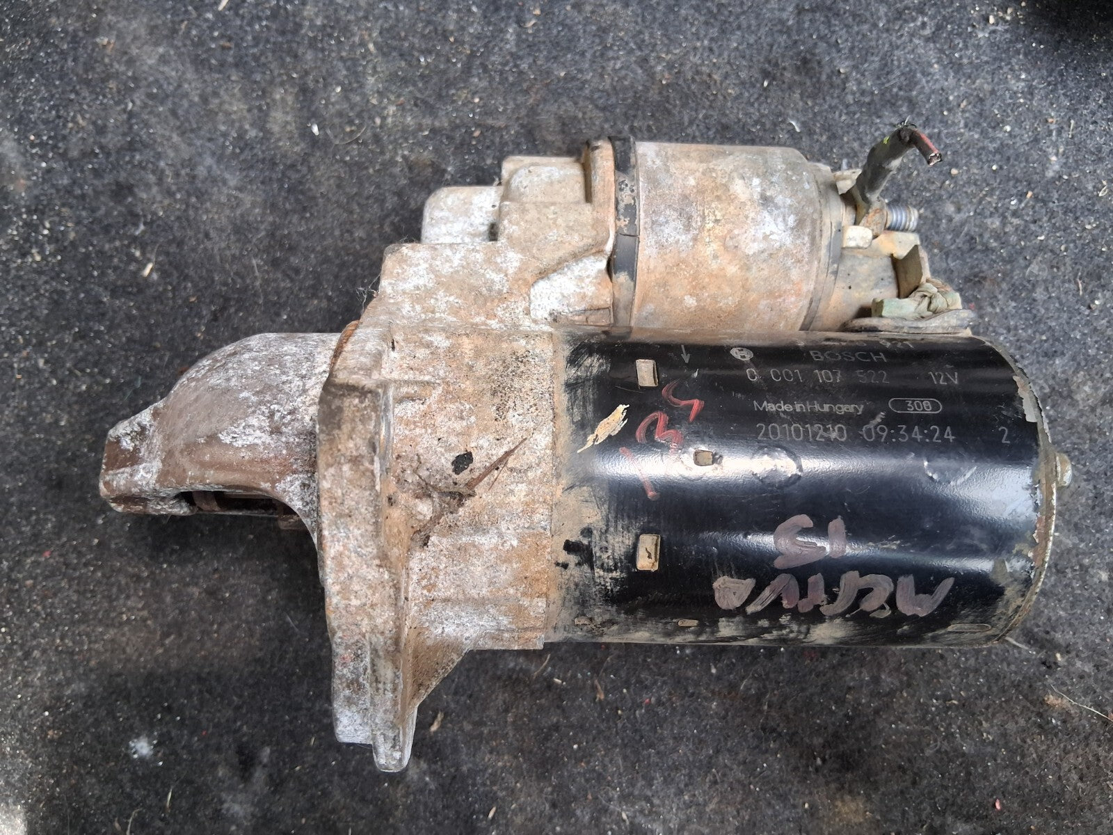 2015 VAUXHALL MERIVA B 1.4 PETROL STARTER MOTOR 55578921
