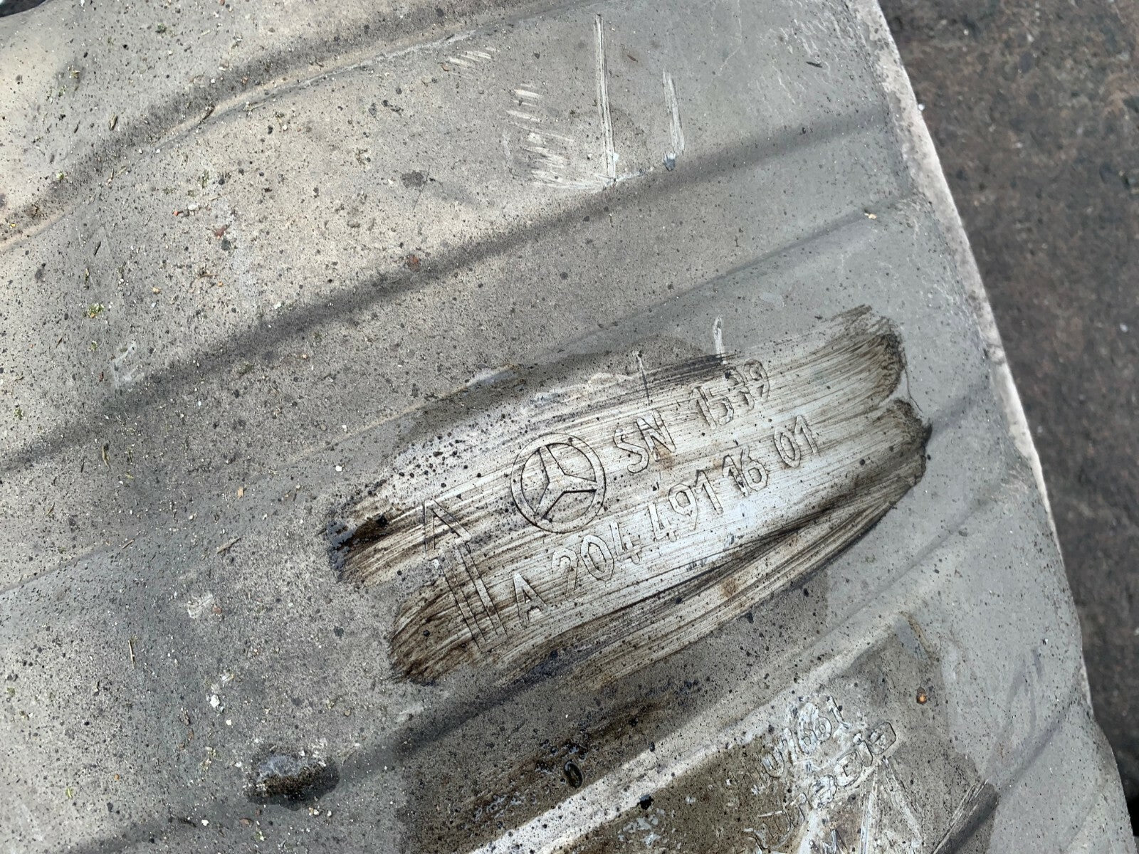 MERCEDES BENZ C CLASS W204 C220 DIESEL 2012 EXHAUST BACK BOX A2044911601