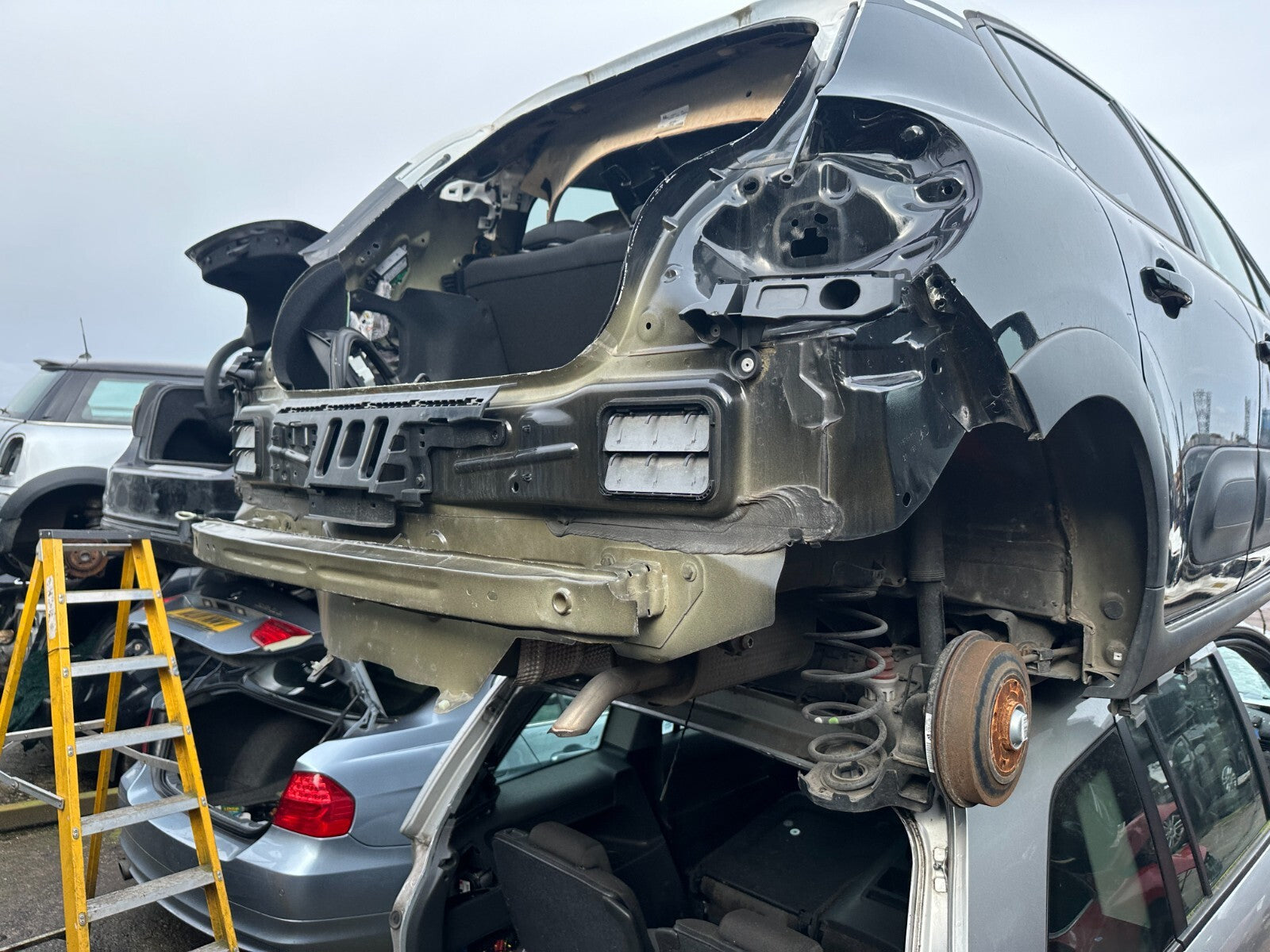 2021 CITROEN C3 MK3 OSR DRIVER SIDE REAR QUARTER PANEL SECTION CUT