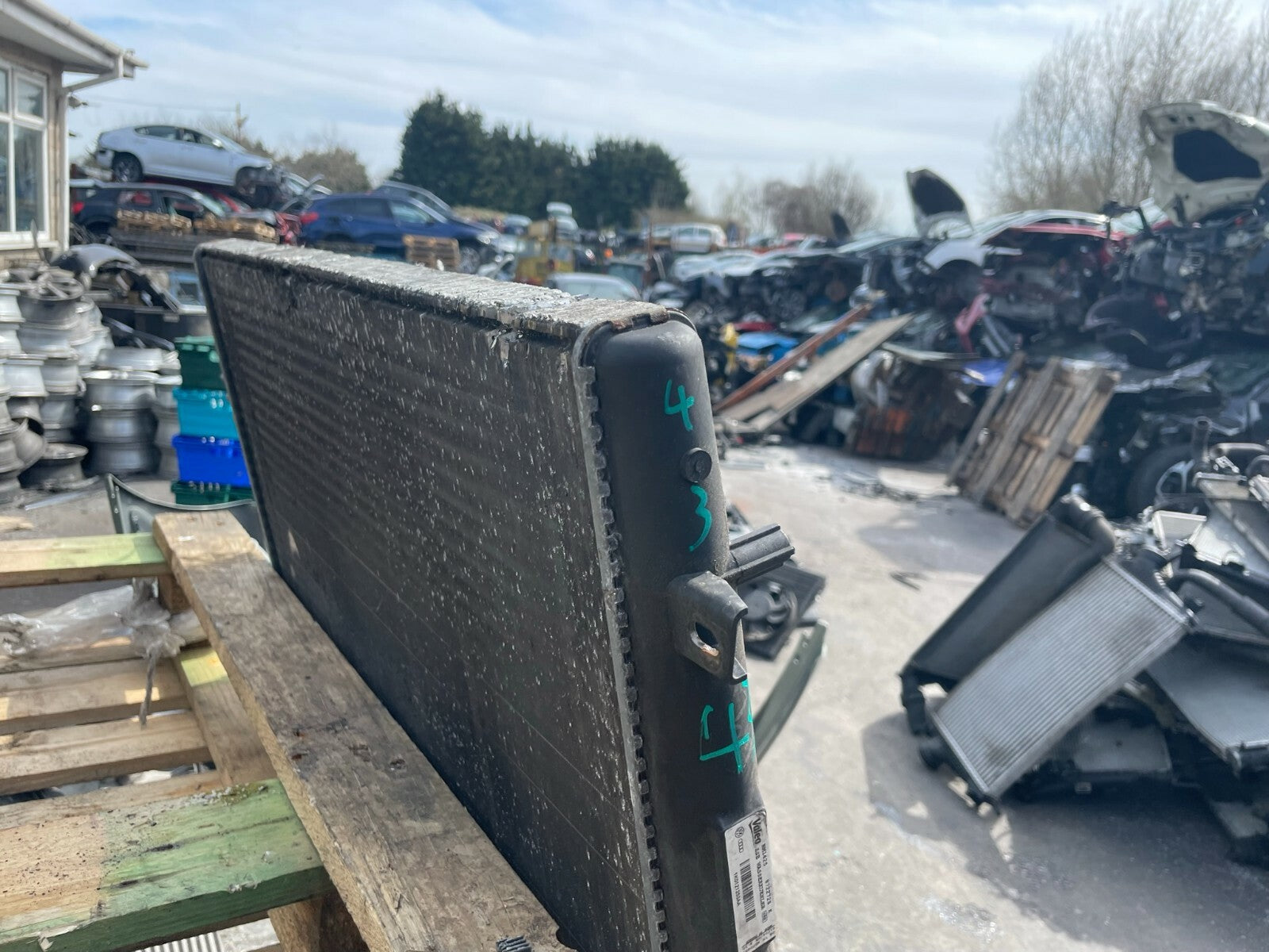 VW VOLKSWAGEN AUDI SEAT 1.9 TDI DIESEL PD WATER COOLANT RADIATOR 1K0121253AA R43