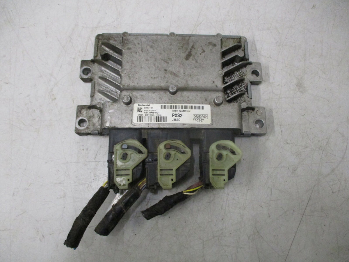 FORD FIESTA MK7 1.25 82HP 2017 ECU ENGINE CONTROL UNIT MODULE G1B1-12A650-XC