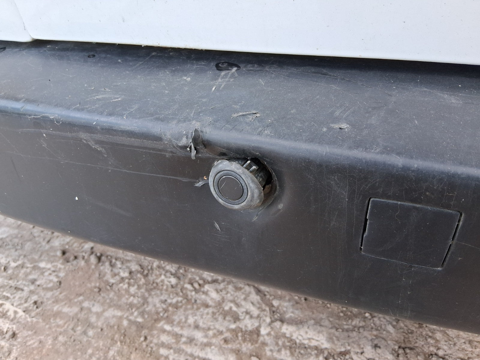 2016 CITROEN DISPATCH MK2 COMPLETE REAR BUMPER WITH PDC SENSORS BLACK