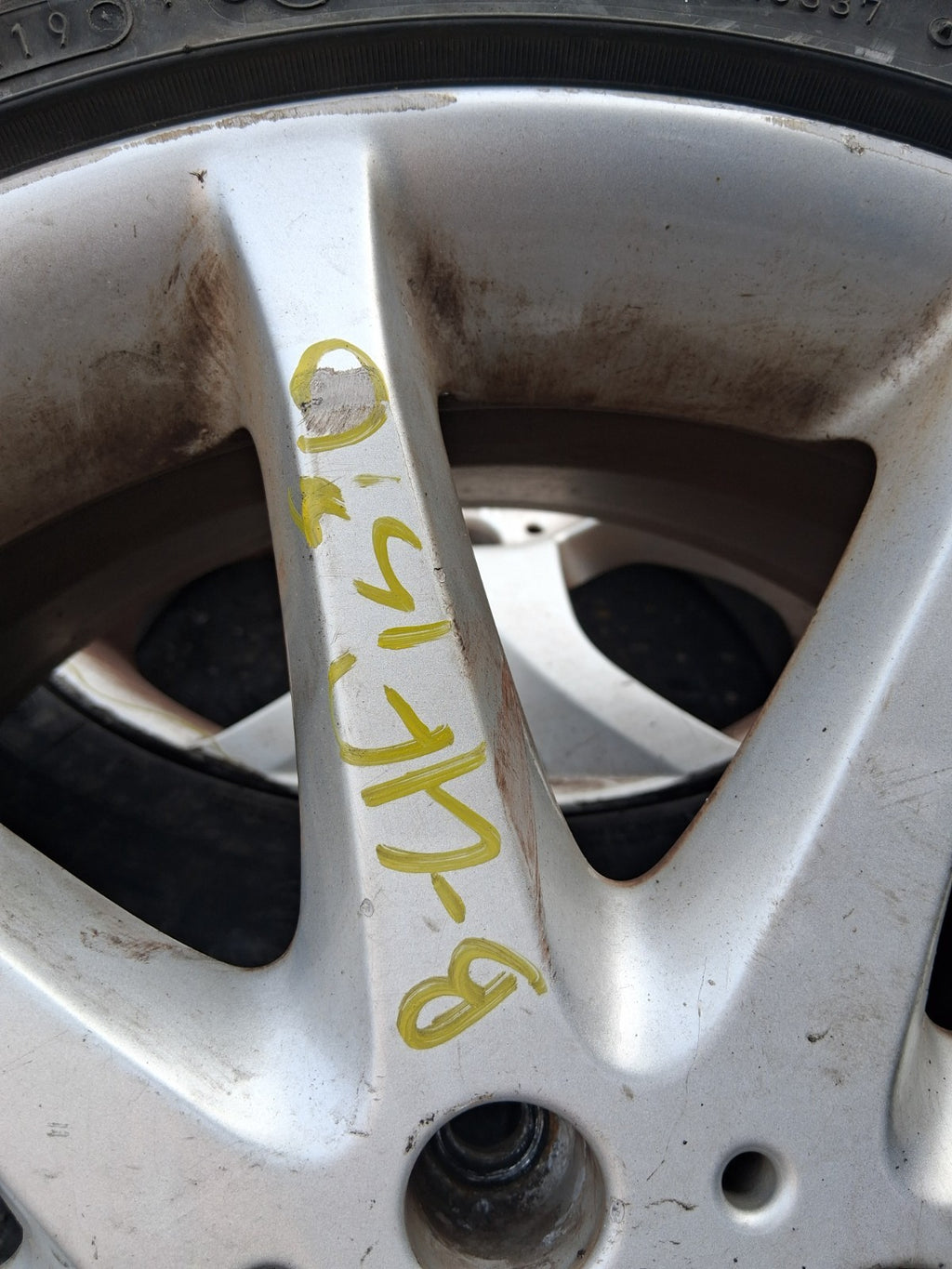 2008 MERCEDES B CLASS W245 17 INCH ALLOY WHEEL WITH TYRE 215/45R17