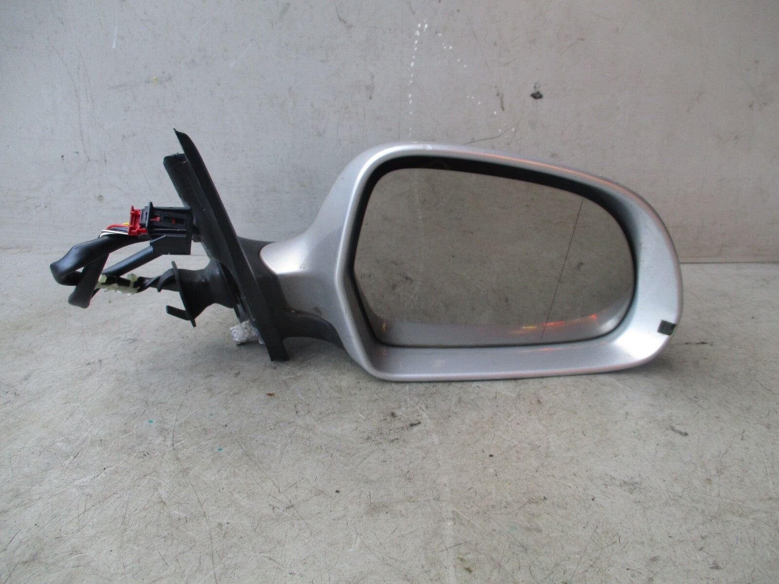 2008 AUDI A4 B8 OSF DRIVER SIDE FRONT ELECTRIC WING MIRROR SILVER LX7W