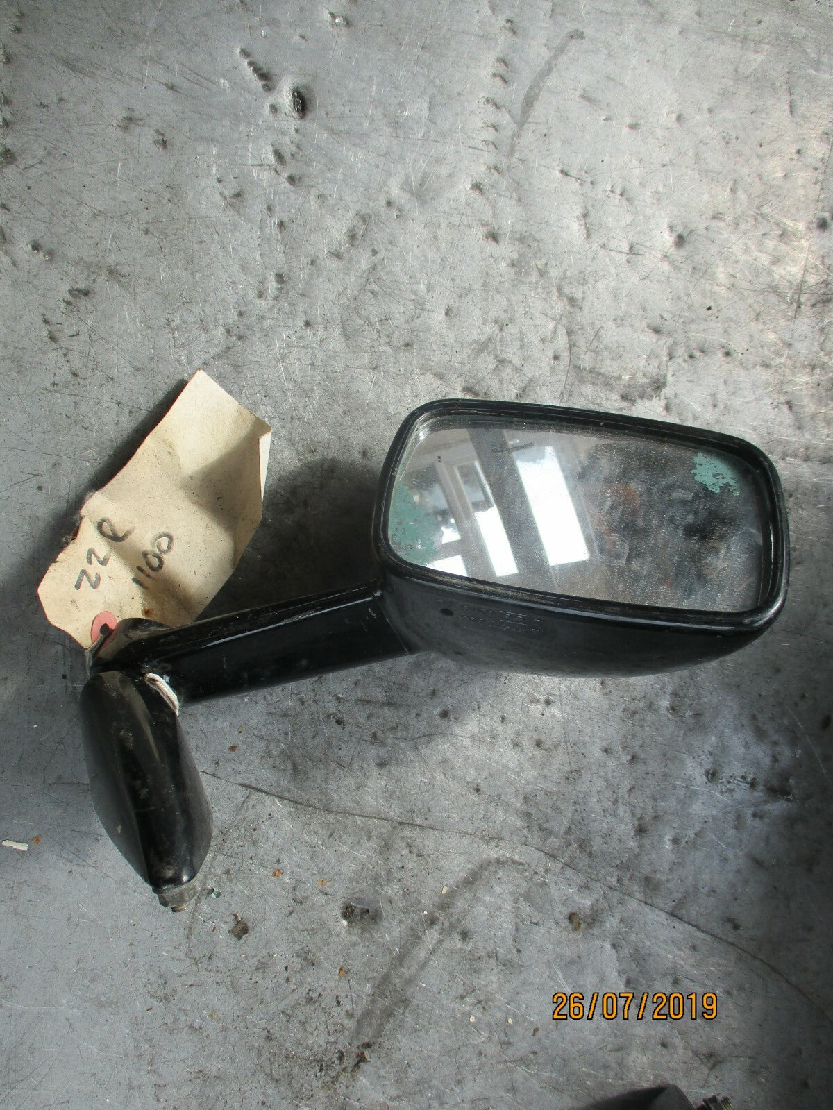 KAWASAKI ZZR 1100 OS DRIVER SIDE ELECTRIC DOOR WING MIRROR BLACK 029462