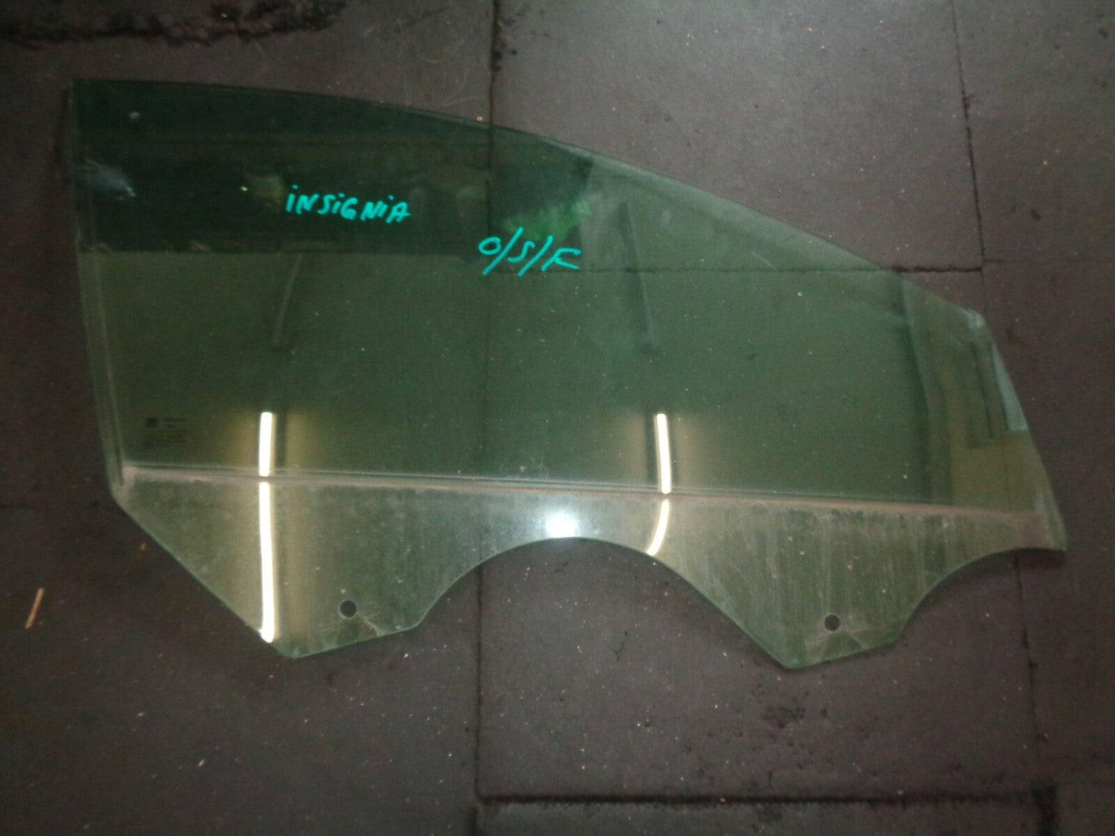 VAUXHALL INSIGNIA OSF DRIVER SIDE FRONT RIGHT DOOR WINDOW GLASS E1 43R00056