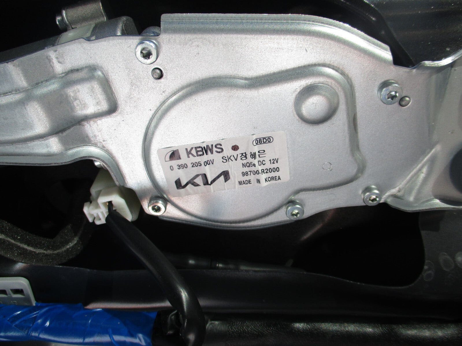 2023 KIA SPORTAGE MK5 REAR WINDSCREEN WIPER MOTOR 98700R2000