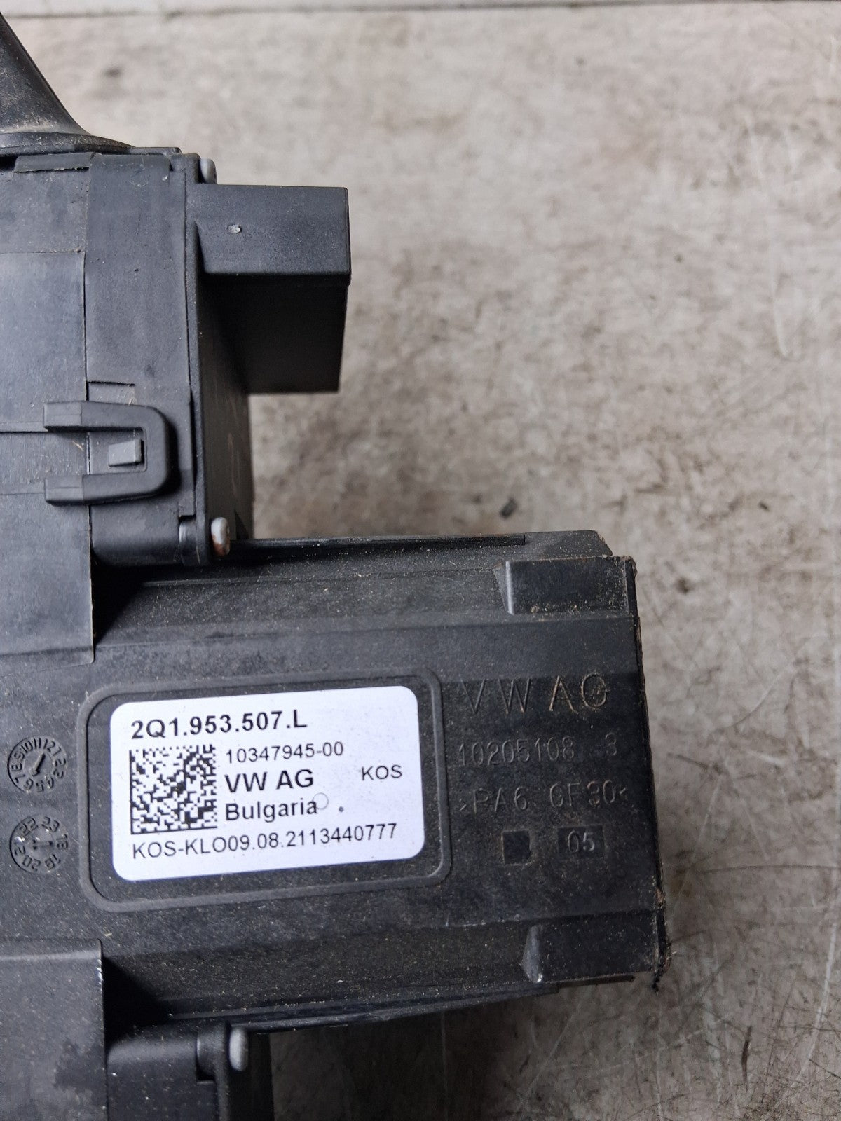 2021 VW VOLKSWAGEN T CROSS BAG SQUIB SLIP RING 6RA959653A