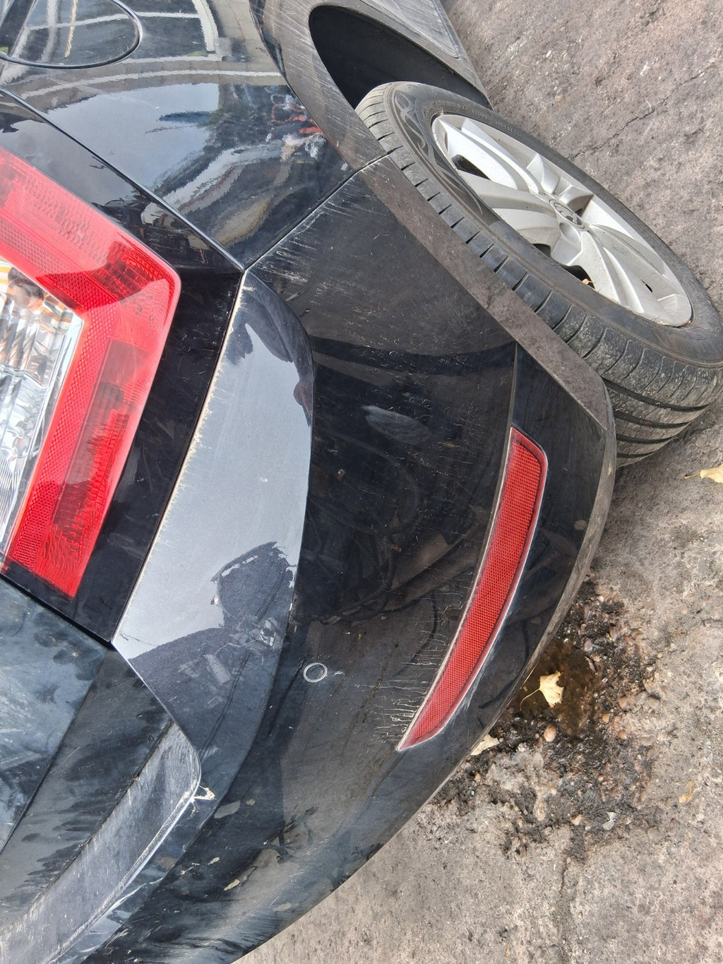 2020 SKODA FABIA MK3 NJ HATCHBACK COMPLETE REAR BUMPER WITH PDC SENSOR BLACK