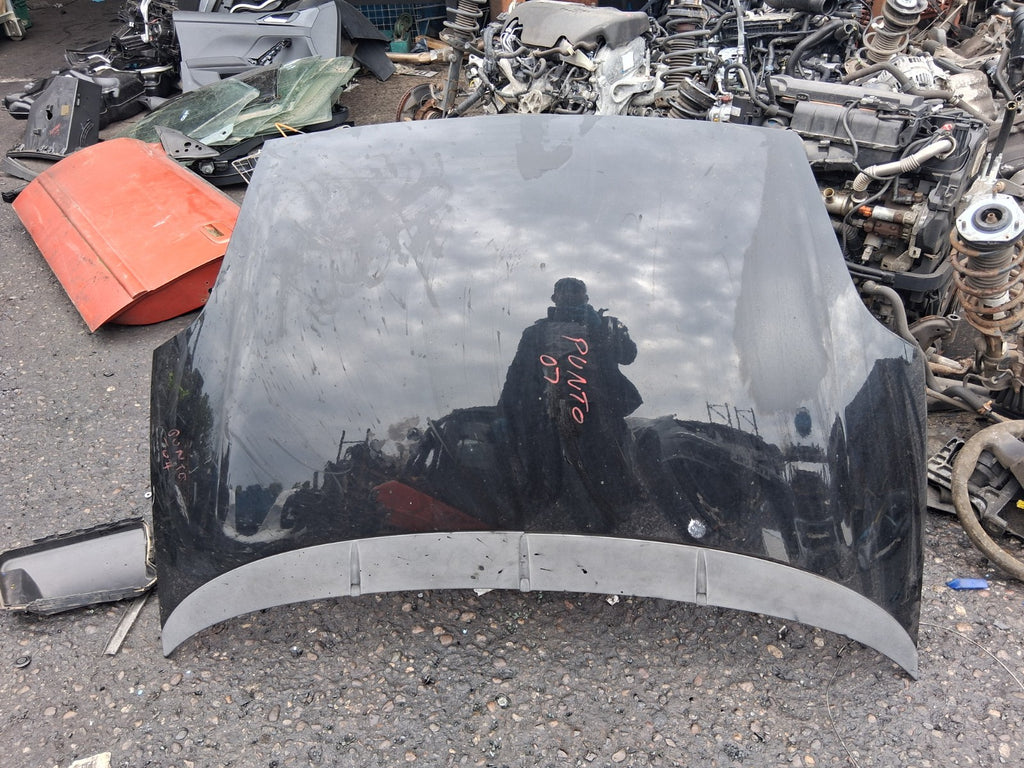 2007 FIAT PUNTO MK3 FRONT COMPLETE BONNET HOOD BLACK