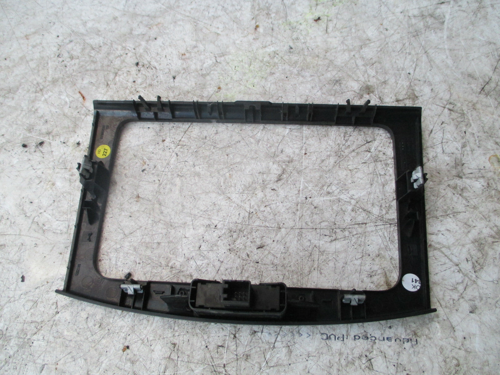 VW VOLKSWAGEN PASSAT 2014 B7 RADIO CD PLAYER TRIM + HAZARD SWITCH 3AA858069H