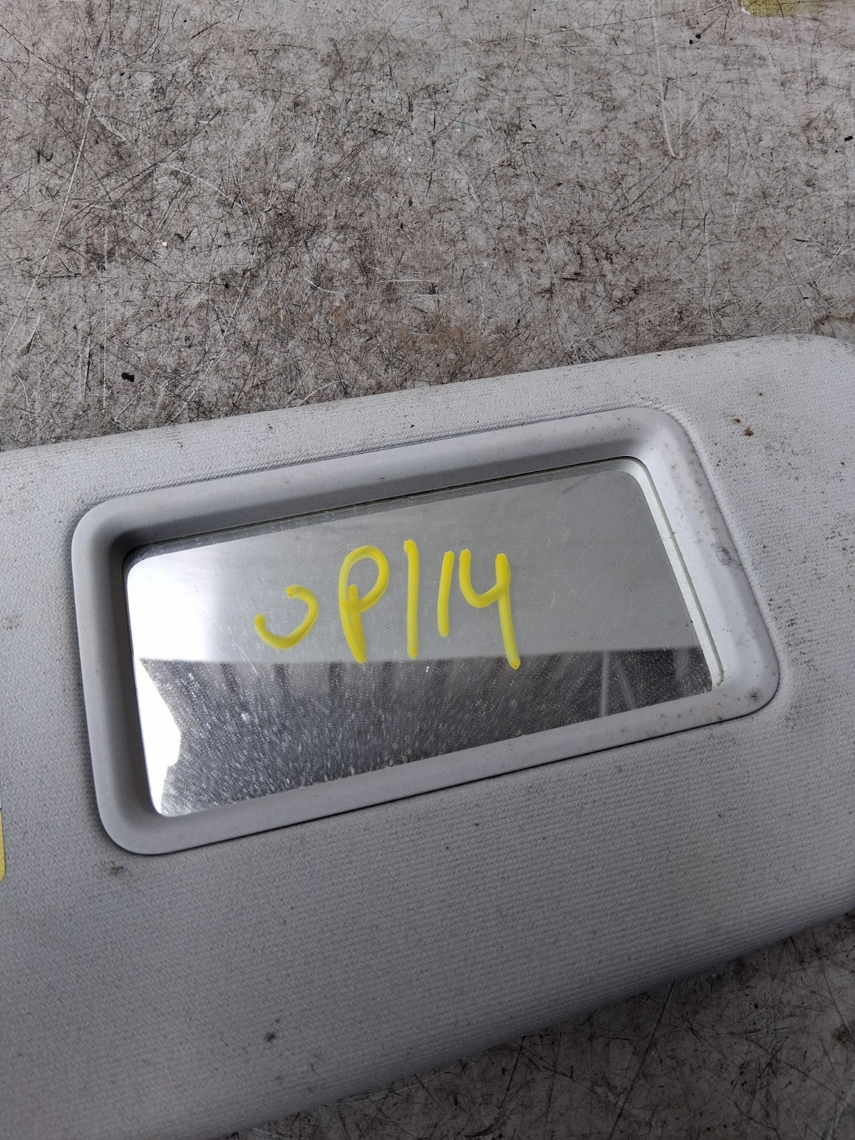 2014 VW VOLKSWAGEN UP SIDE FRONT LEFT SUN VISOR
