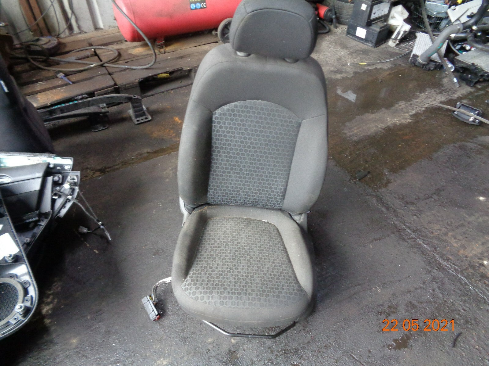 VAUXHALL CORSA E 2018 NSF PASSENGER SIDE FRONT CLOTH SEAT ASSEMBLY