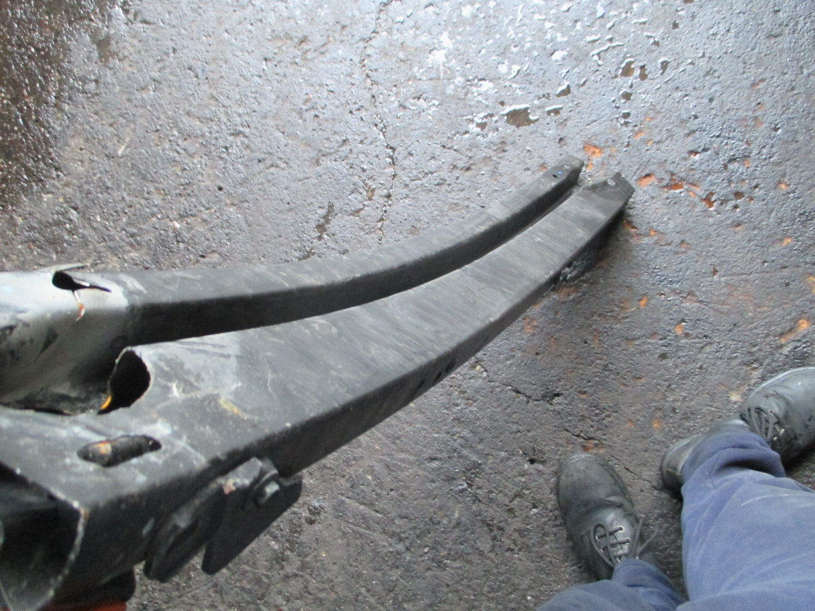 NISSAN X TRAIL 2020 T32 REAR BUMPER CRASH BAR DAMAGED
