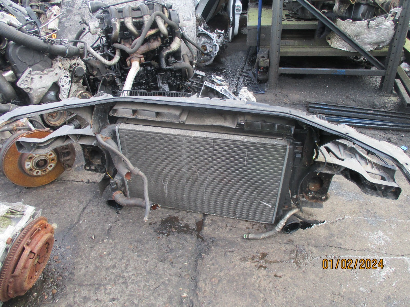 VW VOLKSWAGEN PASSAT B6 2008 1.9 TDI FRONT SLAM PANEL RADIATOR RADPACK RP 23